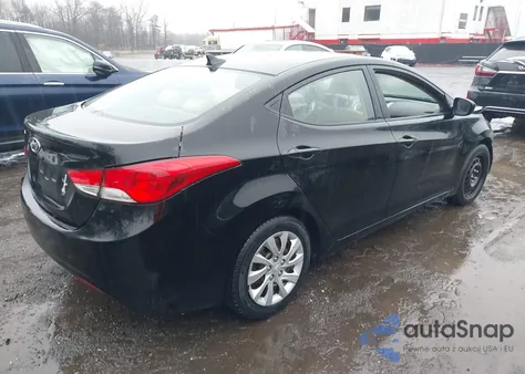 2012 Hyundai Elantra Gls (Ulsan Plant) from USA, damaged, VIN KMHDH4AE2CU219269